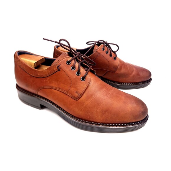 Ecco Fusion Derby Shoe Men’s Size 10 EU 44 Brown Oiled  Leather main image 5